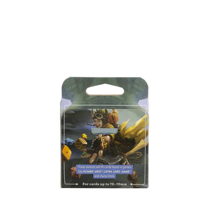 UNIT Dragon Shield 100 Clear Non Glare Board Game Sleeves Square Gaming Accessory by Arcane Tinmen 5