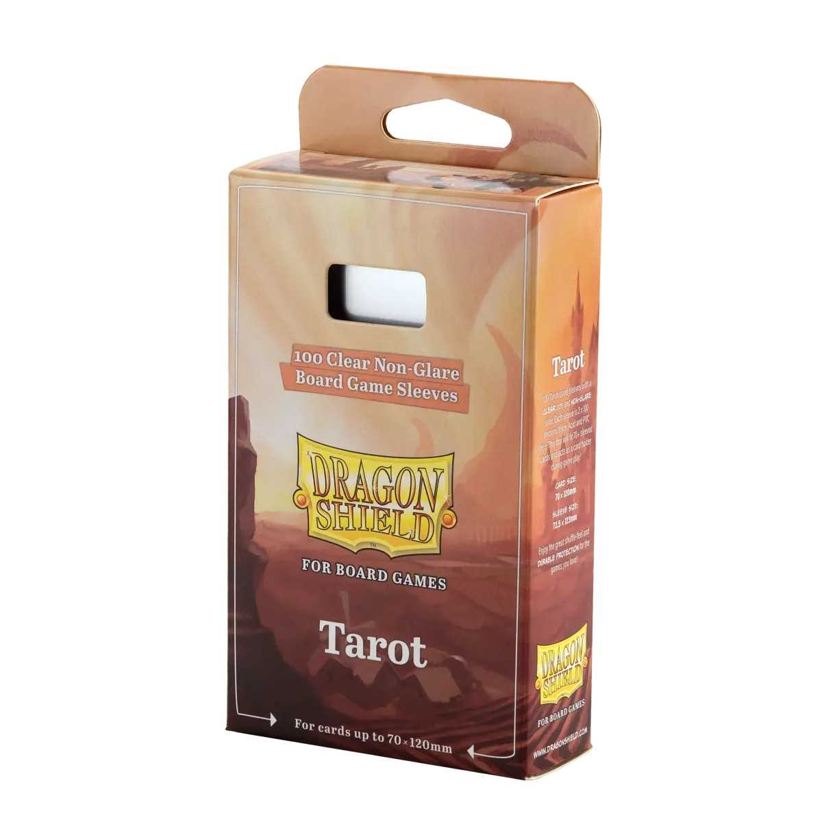 UNIT Dragon Shield 100 Clear Non Glare Board Game Sleeves Tarot Gaming Accessory by Arcane Tinmen 1