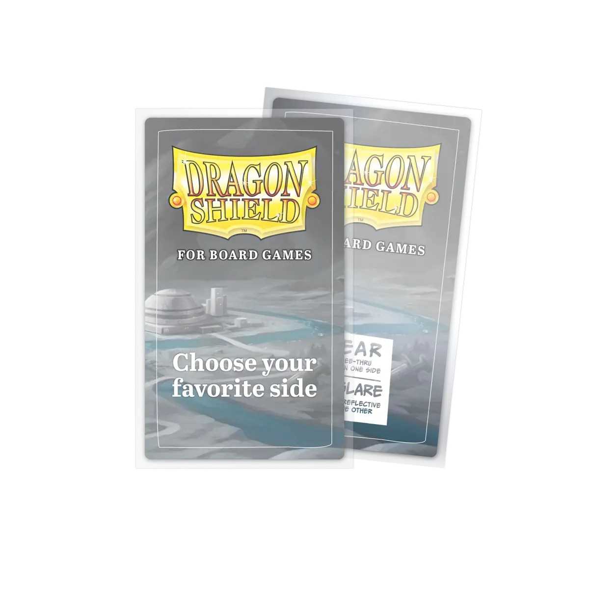 UNIT Dragon Shield 100 Clear Non Glare Board Game Sleeves Tarot Gaming Accessory by Arcane Tinmen 2