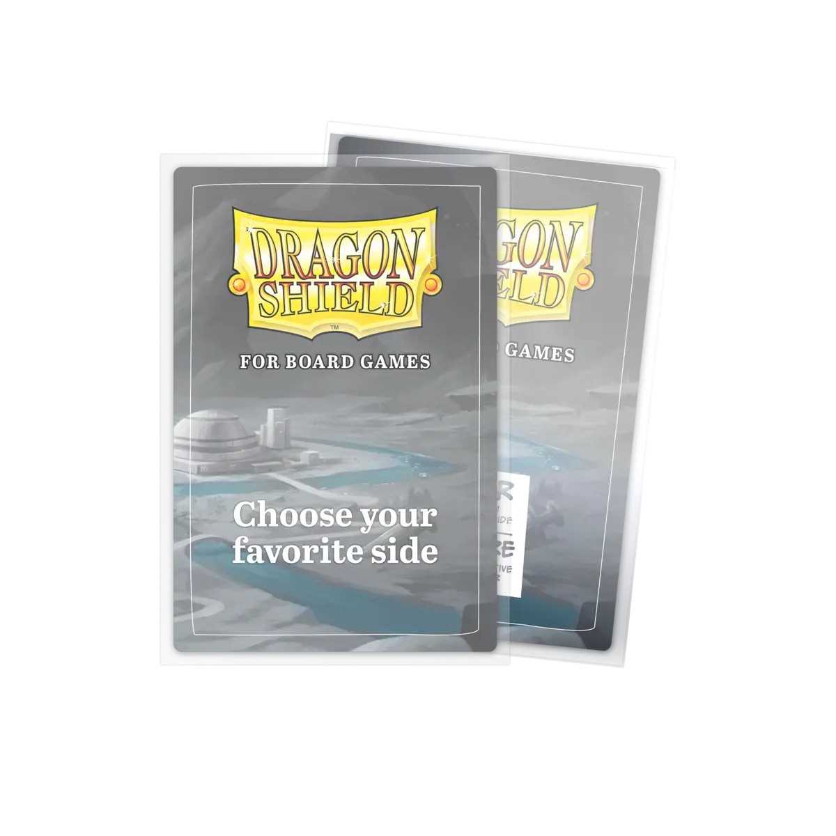 UNIT Dragon Shield 100 Clear Non Glare Board Game Sleeves Oversize Gaming Accessory by Arcane Tinmen 2