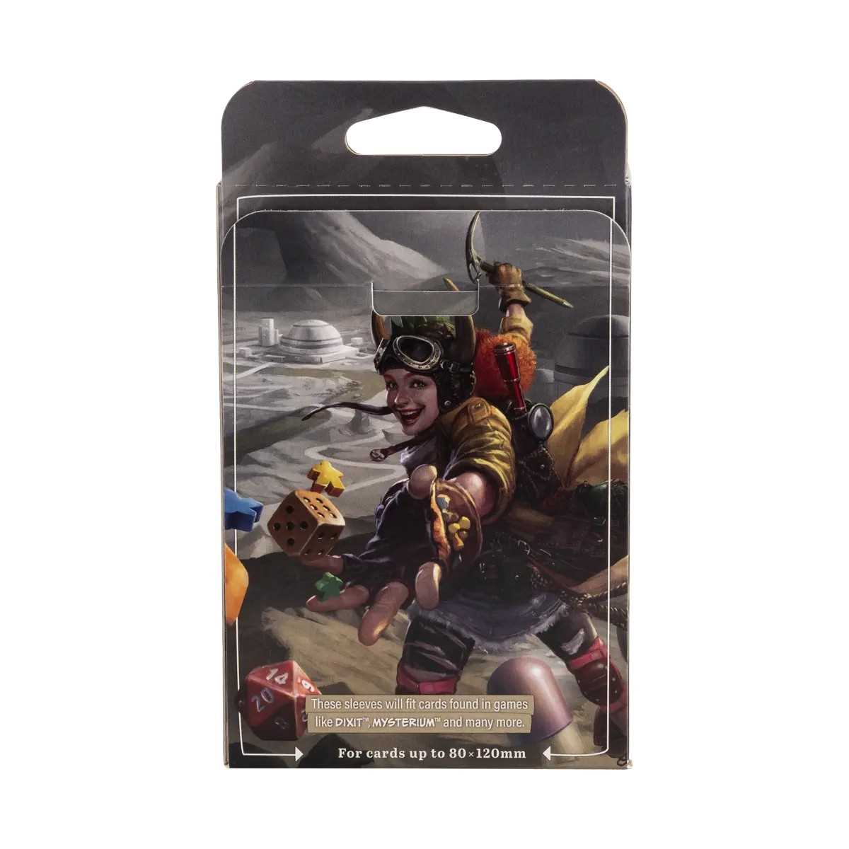 UNIT Dragon Shield 100 Clear Non Glare Board Game Sleeves Oversize Gaming Accessory by Arcane Tinmen 5