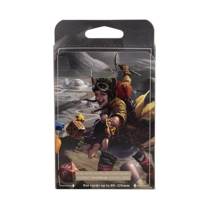 UNIT Dragon Shield 100 Clear Non Glare Board Game Sleeves Oversize Gaming Accessory by Arcane Tinmen 5