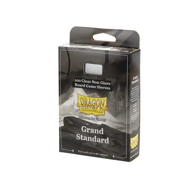 UNIT Dragon Shield 100 Clear Non Glare Board Game Sleeves Grand Standard Gaming Accessory by Arcane Tinmen 1