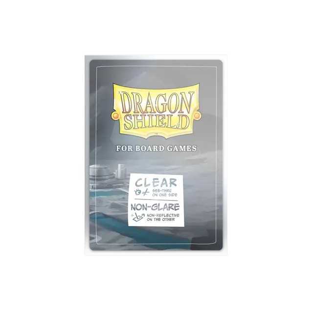 UNIT Dragon Shield 100 Clear Non Glare Board Game Sleeves Grand Standard Gaming Accessory by Arcane Tinmen 3