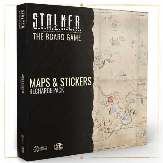 Stalker the Board Game Maps and Stickers Recharge Pack 1