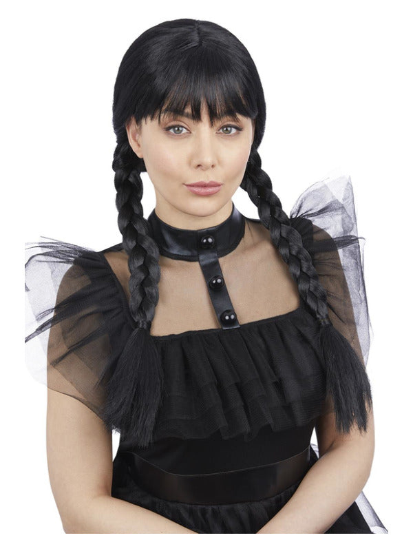 Adult Gothic School Girl Wig 1