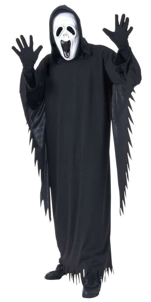 Adult Howling Ghost Costume Scream Mask 1