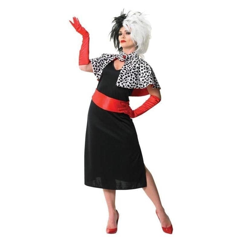 Adult Ladies Cruella De Ville Costume 1