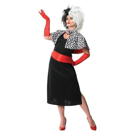 Adult Ladies Cruella De Ville Costume 1