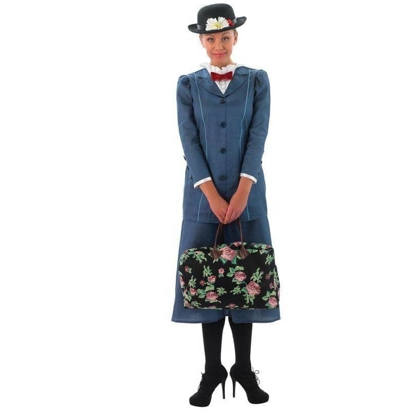 Adult Ladies Disney Mary Poppins Costume Women Fancy Dress 1