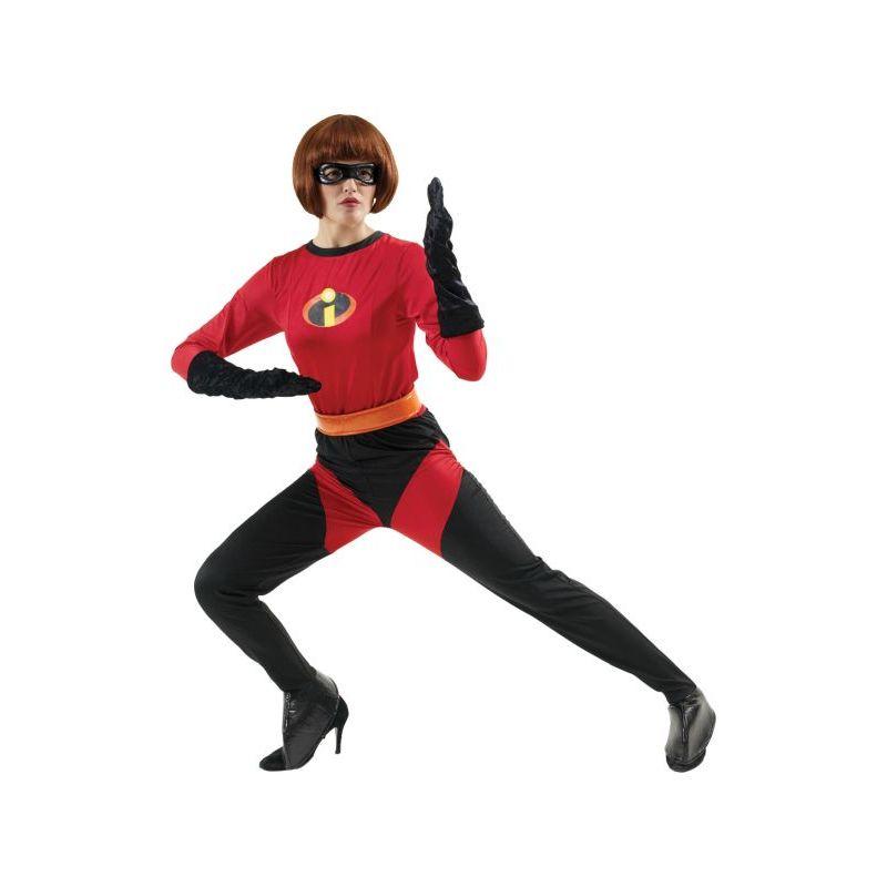 Adult Mrs Incredible Super Hero Fancy Dress Costume 1