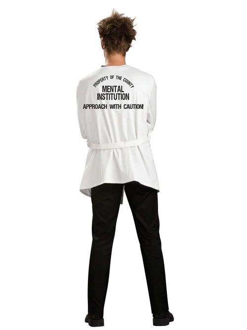 Adult Straight Jacket Insane Asylum Costume 2