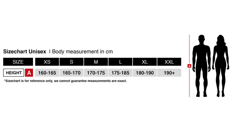 Widmann Adult Unisex Costume Size Chart
