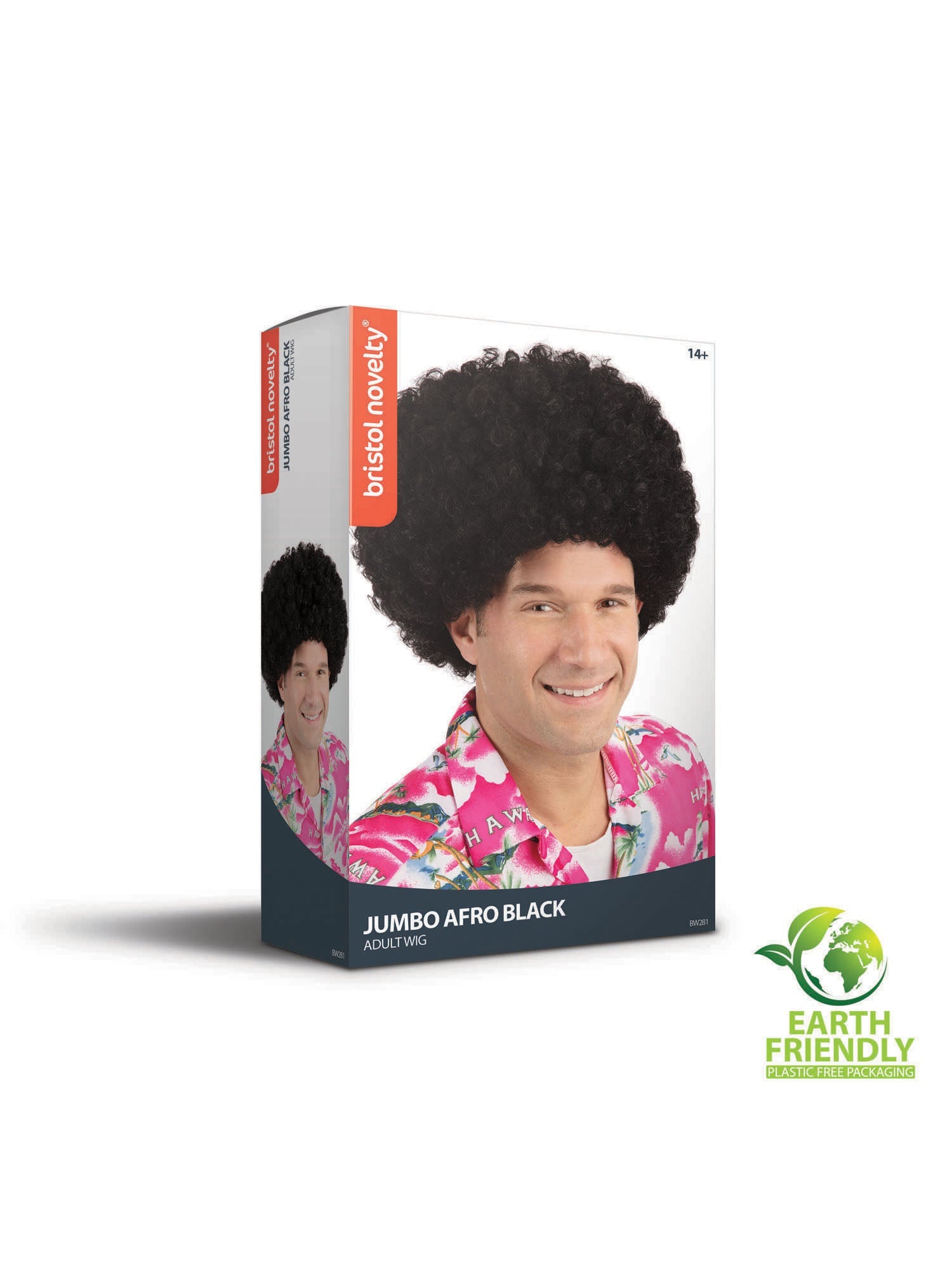 Afro Wig Black Jumbo Budget Disco Hair 2