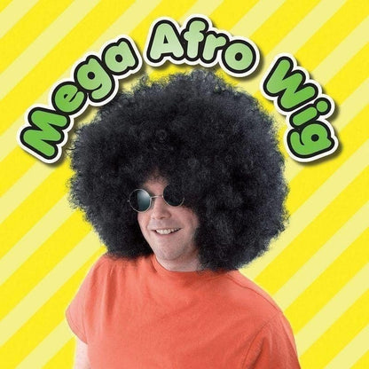 Afro Wig Mega Black Wigs Unisex 2