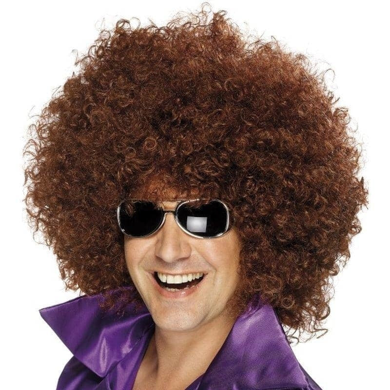 Afro Wig Mega Huge Adult Brown 1