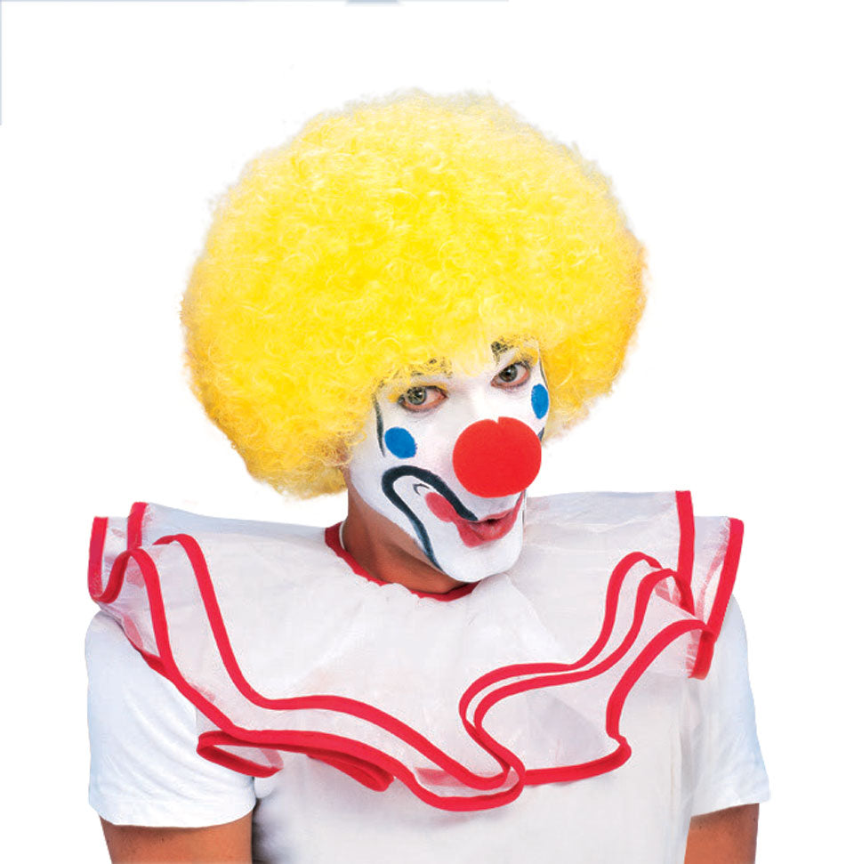 Afro Yellow Wig Costume 1