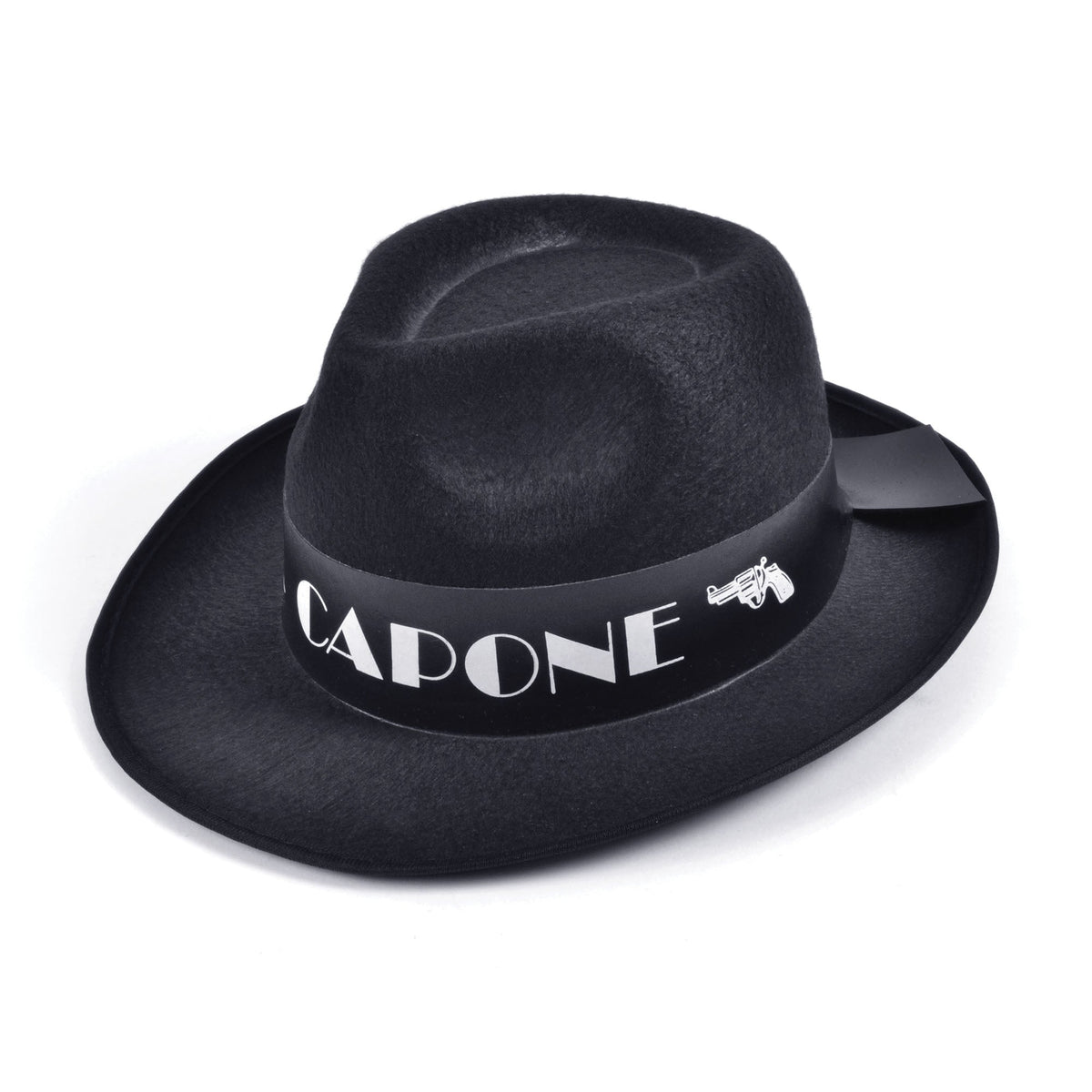 Al Capone Budget Black Felt Hats Unisex 1