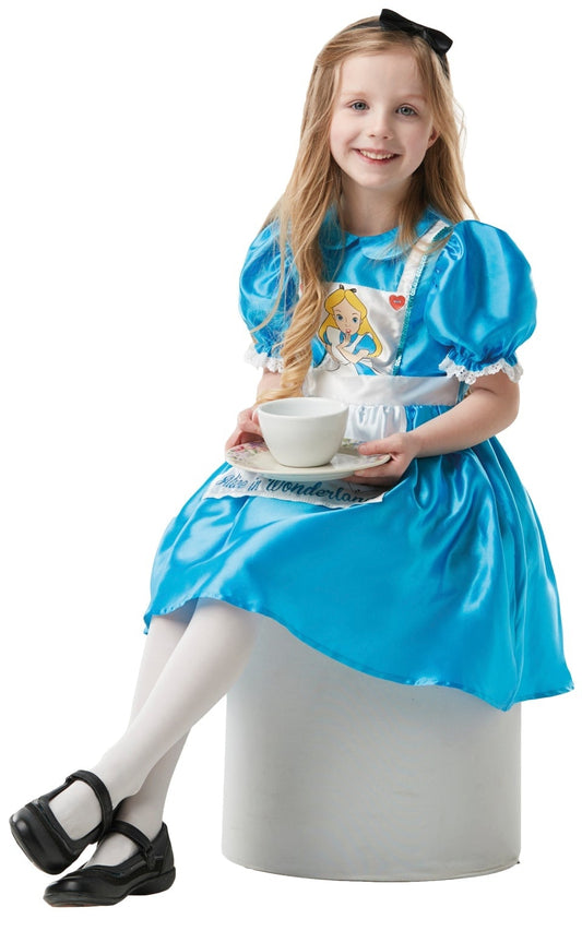 Alice In Wonderland Girls Costume Dress Headband 2