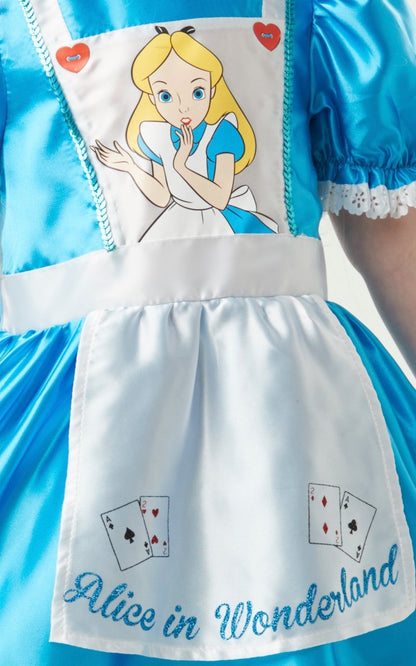 Alice In Wonderland Girls Costume Dress Headband 4