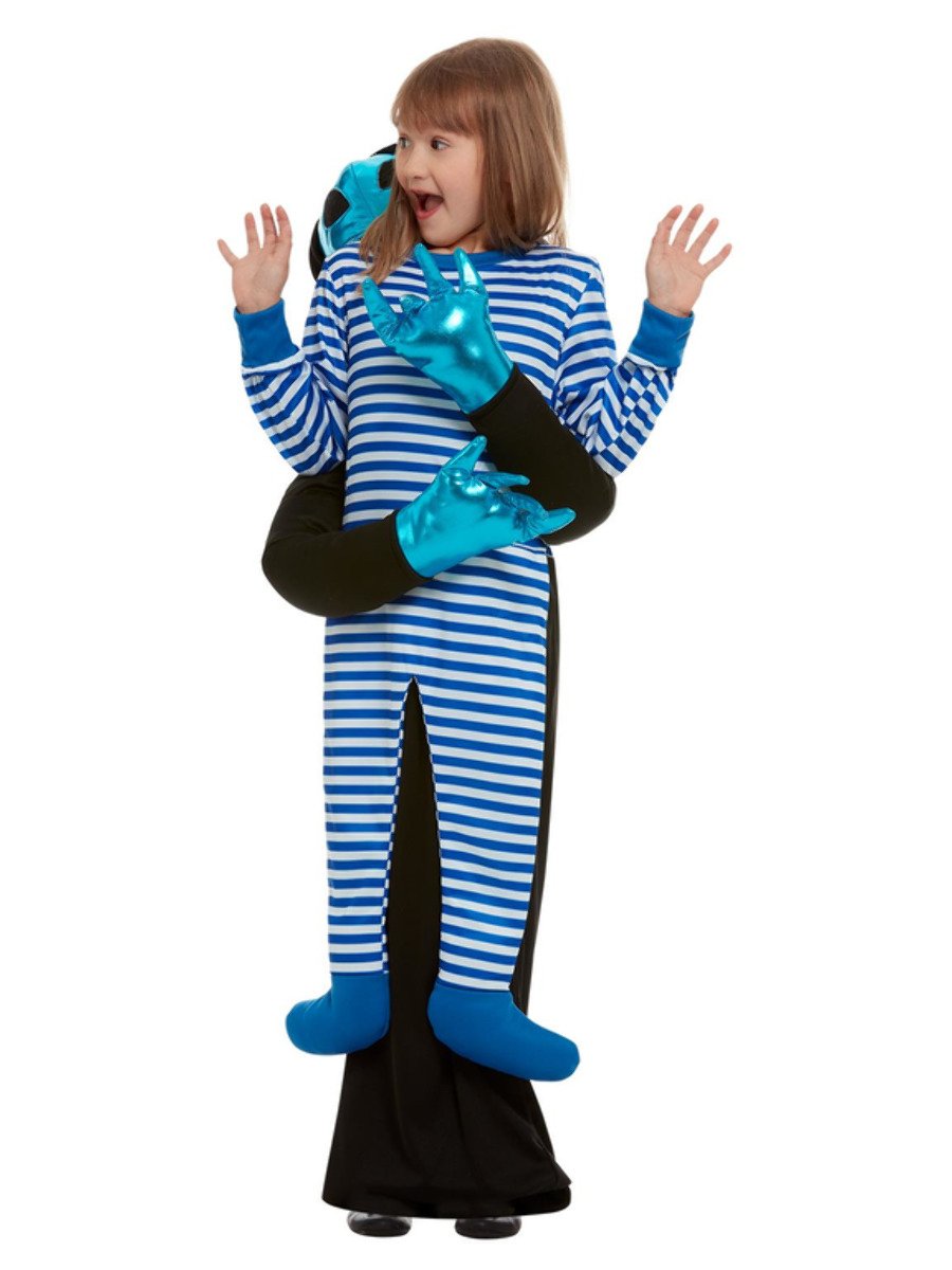 Alien Abduction Costume Child Blue 2