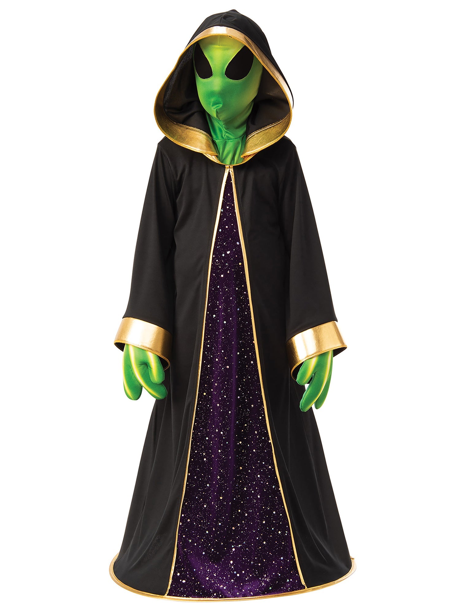 Alien Costume Kids Robe Mask Gloves 1