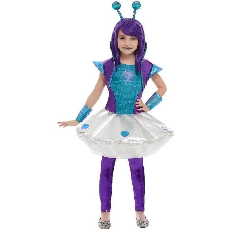Alien Girl Costume Child Silver_1 sm-51042L