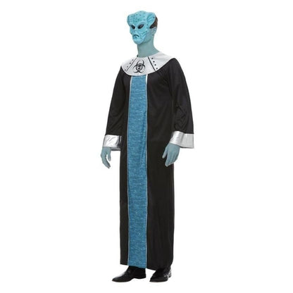Alien Lord Adult Blue Robe Mask 3