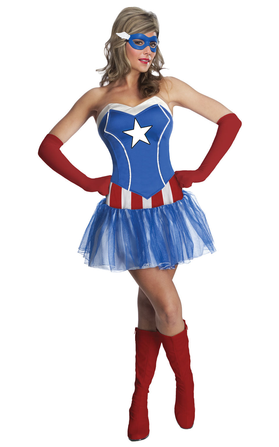 American Dream Womens Blue Captain Costume 1