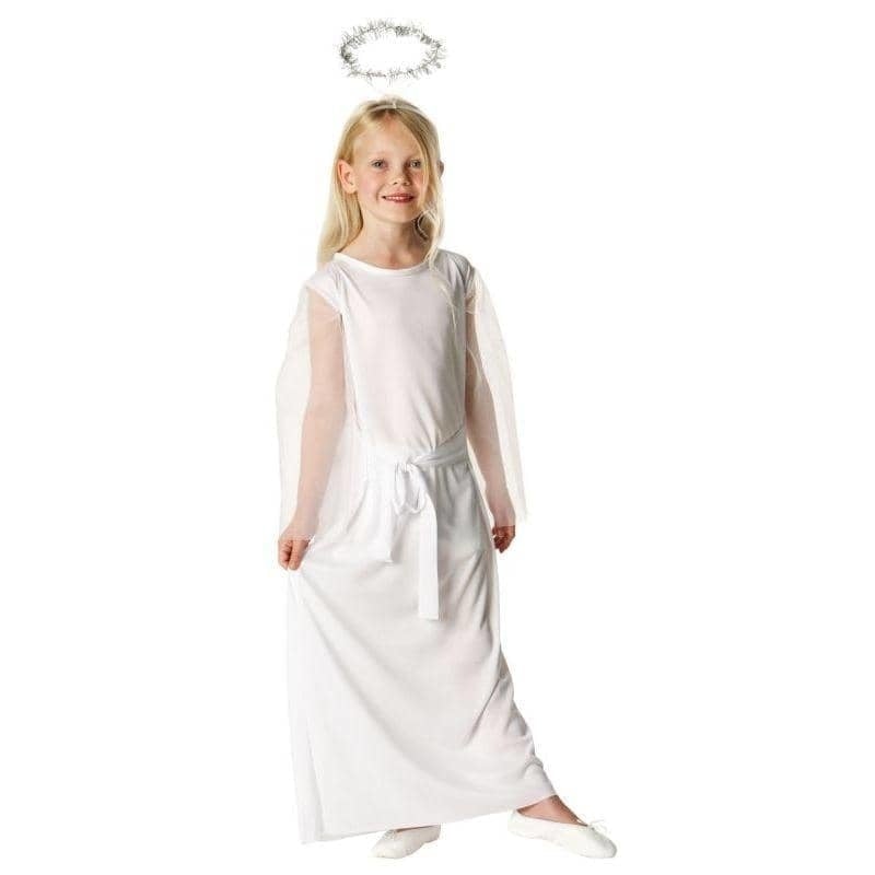 Angel Costume Haunted House Childs Dress with Halo_1