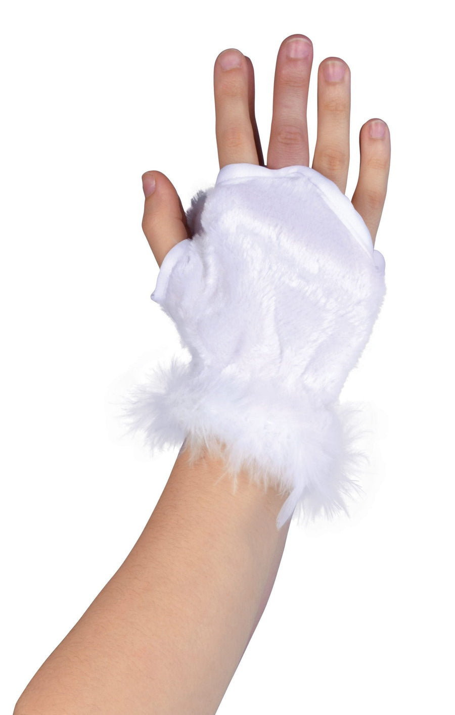 Animal Glovelets White Costume Accessories Unisex_1