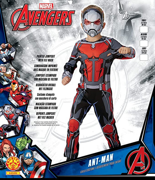 Antman Boys Costume Red Jumpsuit 2