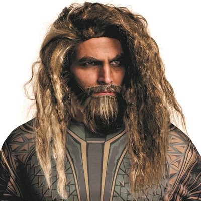 Aquaman Beard and Wig Costume Set 1
