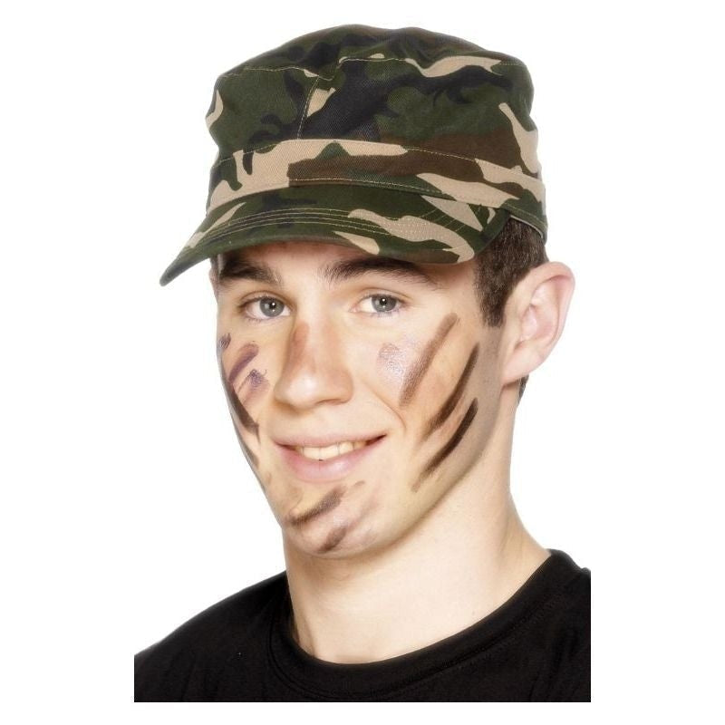 Adult Camouflage Army Cap Military Costume Accessory 1