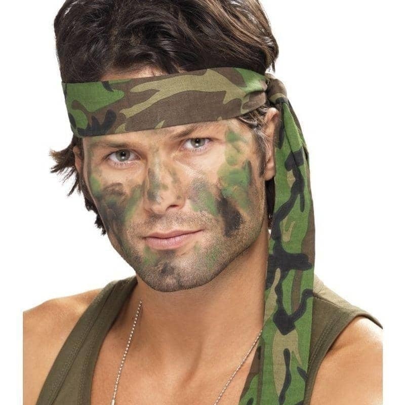 Army Headband Adult Camouflage 150cm_1