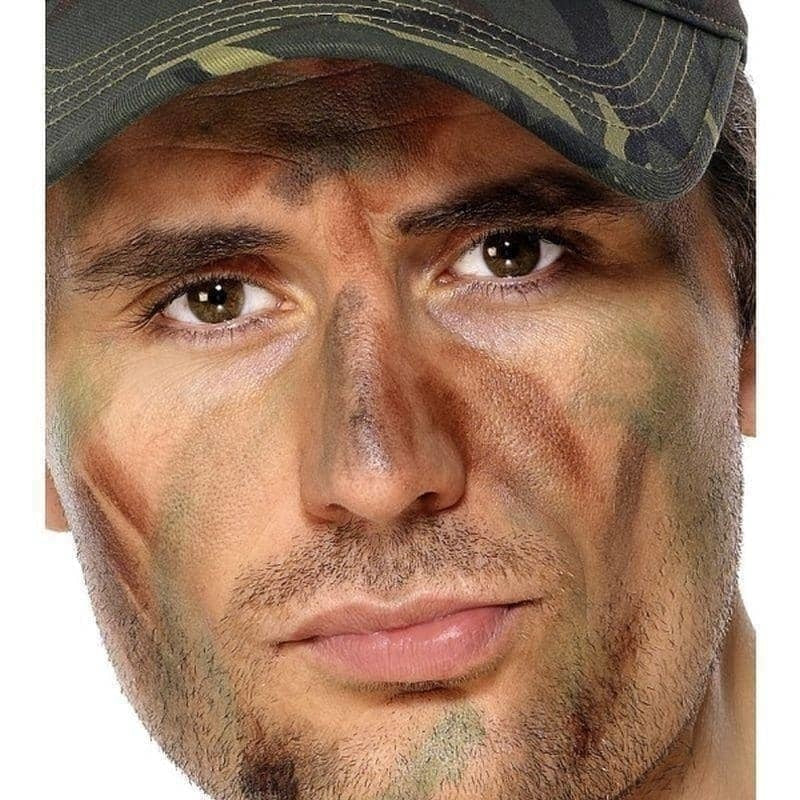 Army Camouflage Kit 3 Colours Make Up Applicator 2