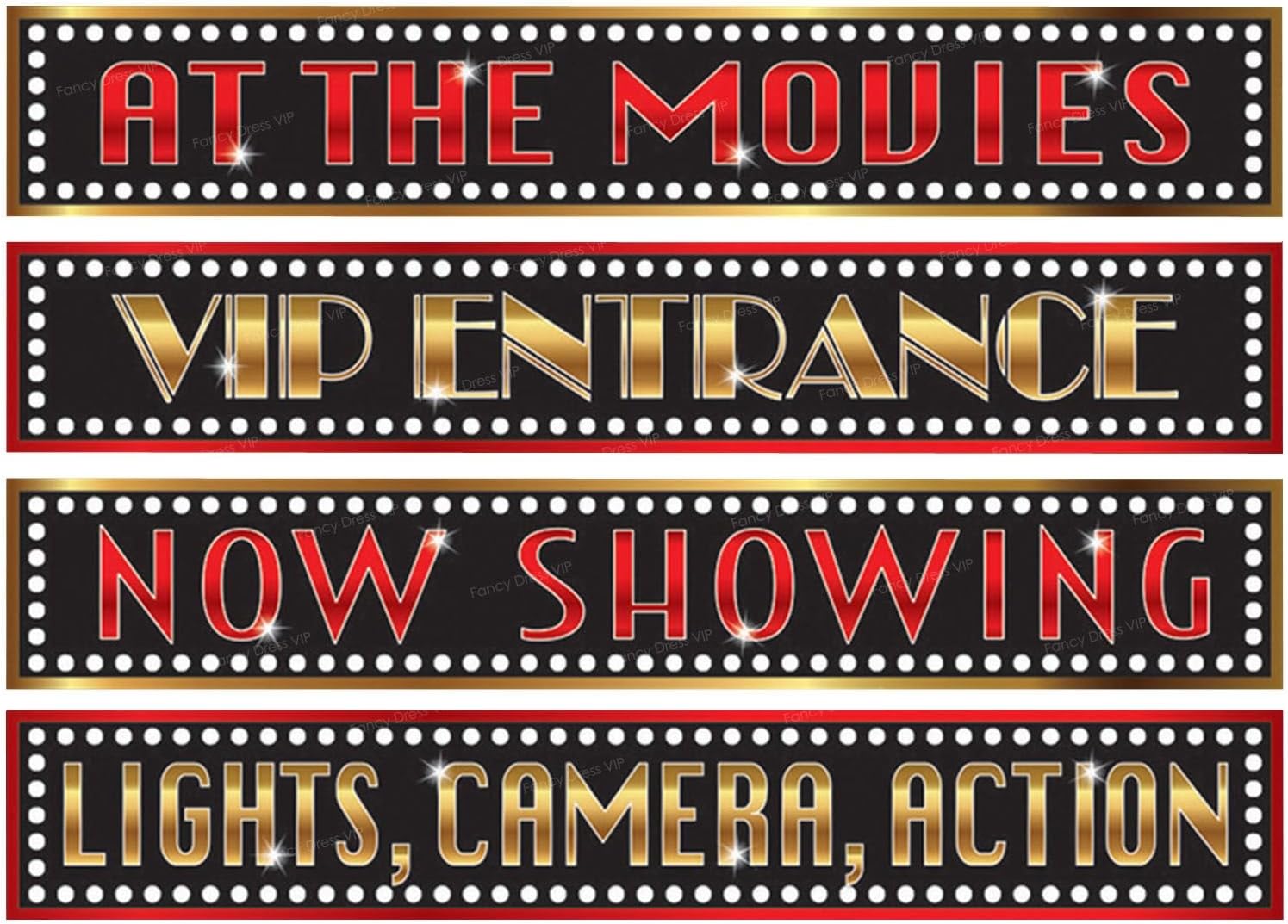 At The Movies Street Signs Party Decoration 2