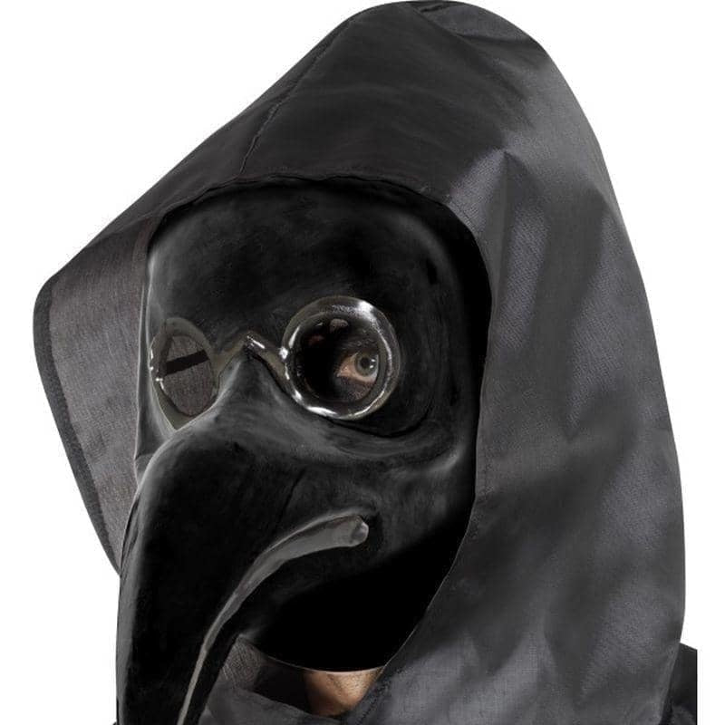 Authentic Plague Doctor Mask Black Adult 1