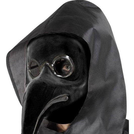 Authentic Plague Doctor Mask Black Adult 1