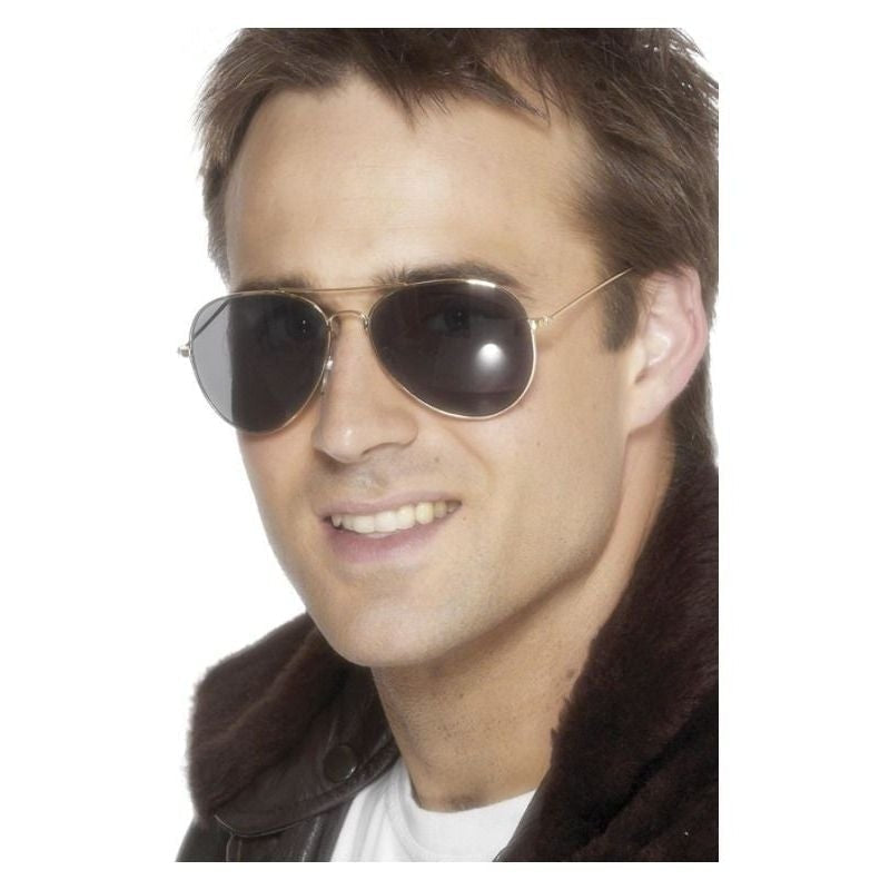 Aviator Specs Adult Gold 2