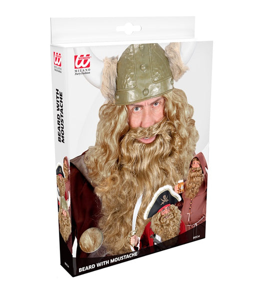 Blond Multicharacter Beard In Box