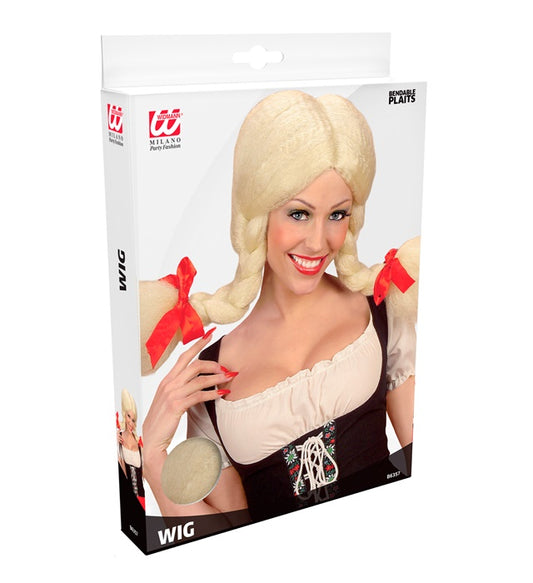 Heidi Wig With Bendable Plaits - In Box