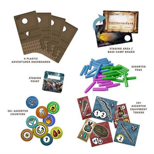 Maladum Adventurer Dashboards Board Game by Battle System 1