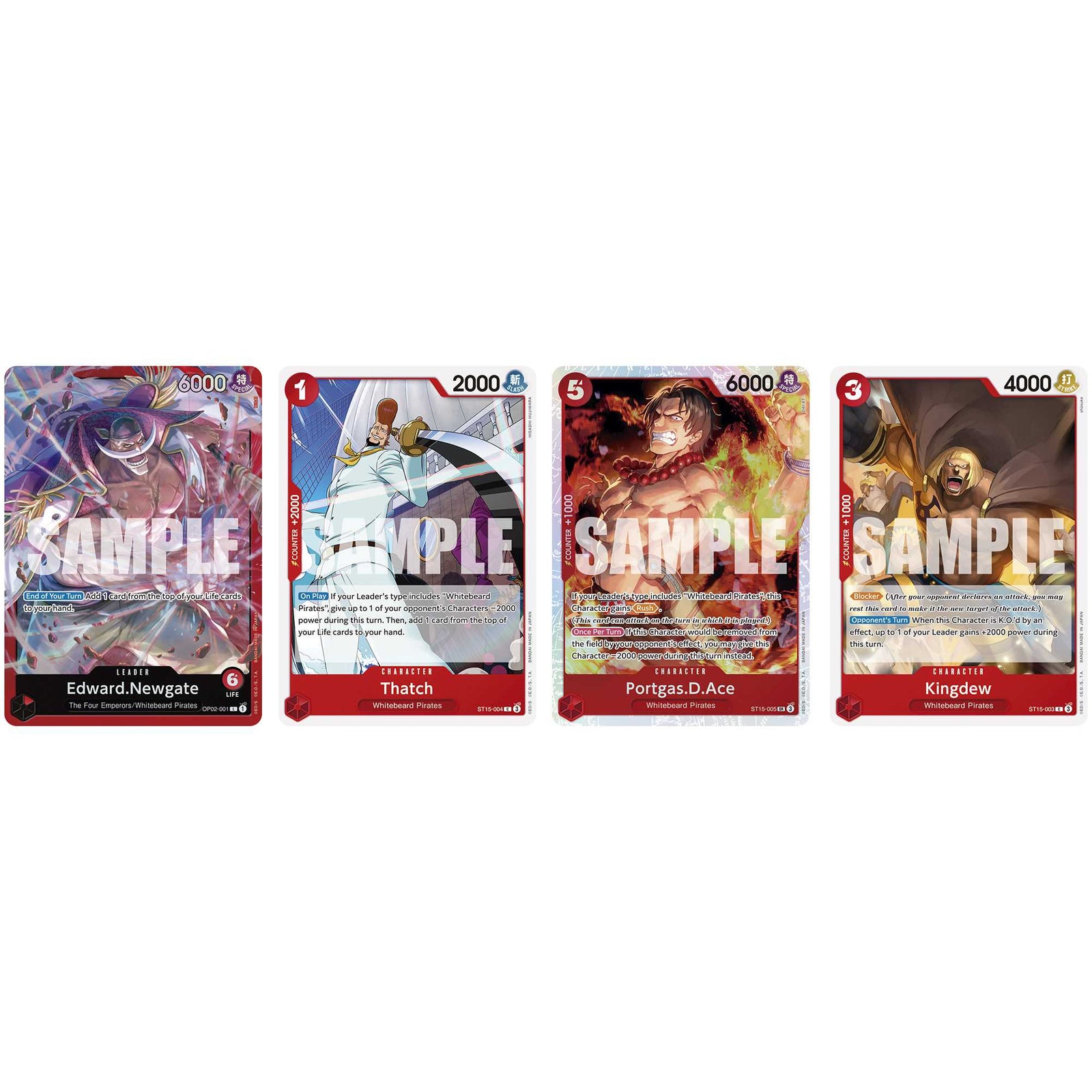 One Piece Card Game: Starter Deck - Red Edward.Newgate (ST-15) 1