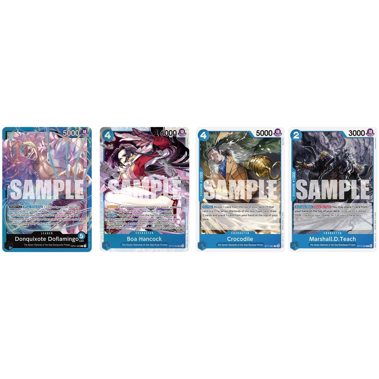 One Piece Card Game: Starter Deck - Blue Donquixote Doflamingo (ST-17) 1
