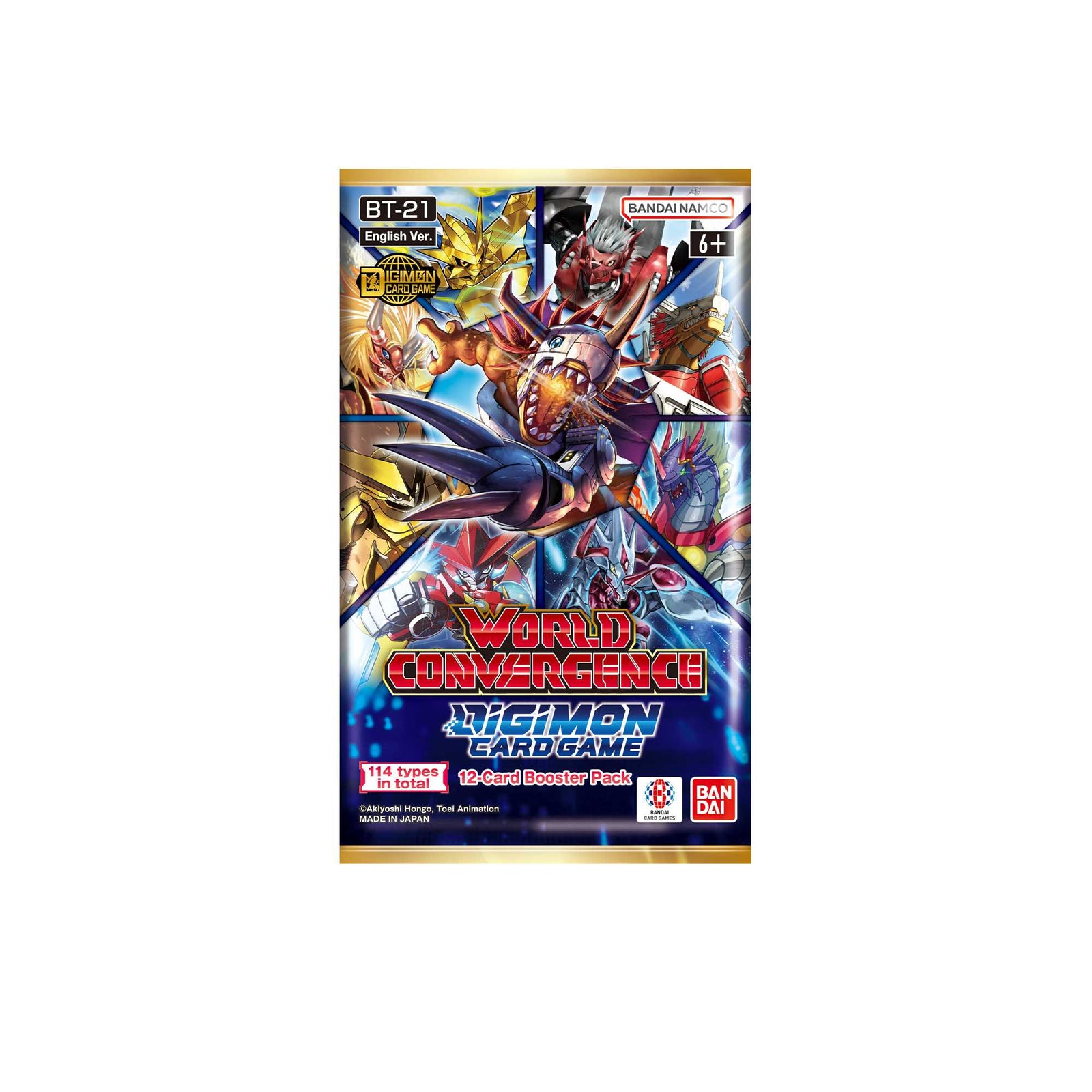 Digimon Card Game: Booster Pack - World Convergence (BT21) 1