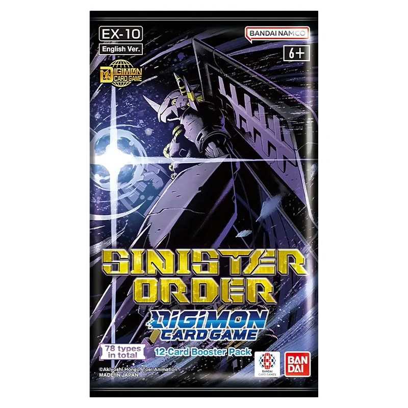 Digimon Card Game Extra Booster Sinister Order EX 10 Trading Card Game by Bandai 1