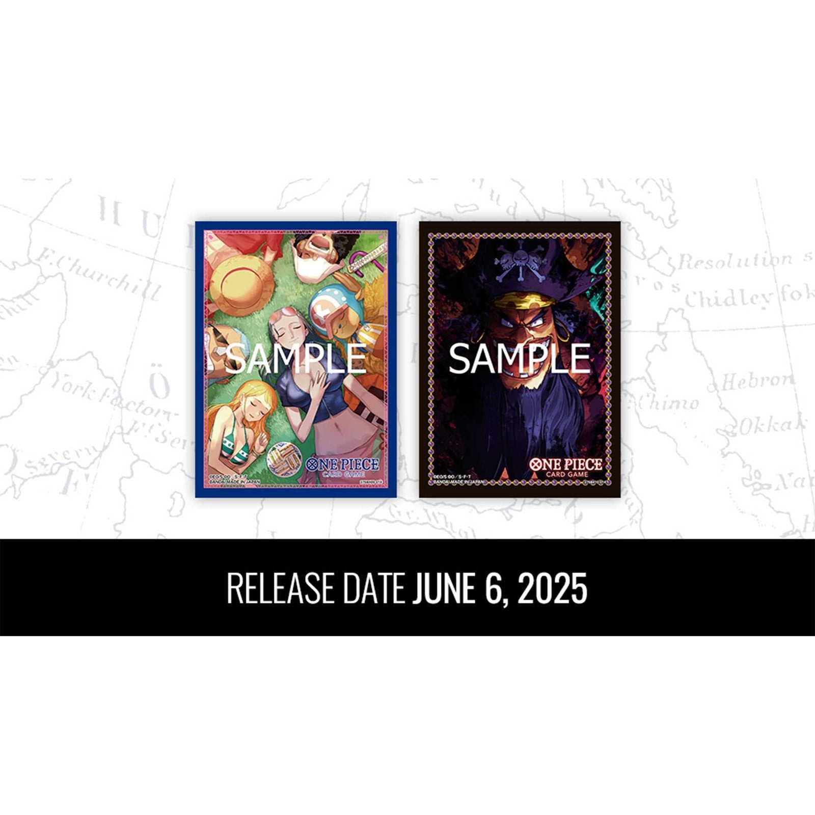 One Piece Card Game Official Sleeve Bandai TCG Stores Limited Edition Vol 3 2 Kinds Assortment Trading Card Game 1
