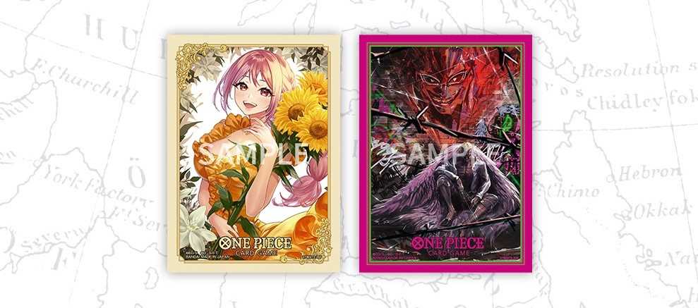 One Piece Card Game Official Sleeve Bandai TCG Stores Limited Edition Vol 4 2 Kinds Assortment Gaming Accessory 1