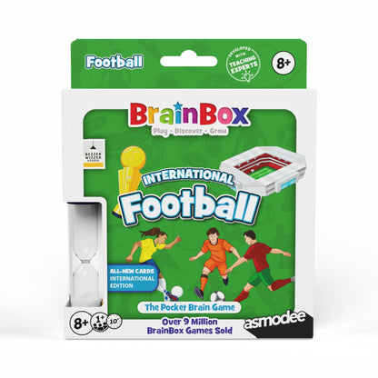 Brainbox Pocket International Football Board Game by Bezzerwizzer 1